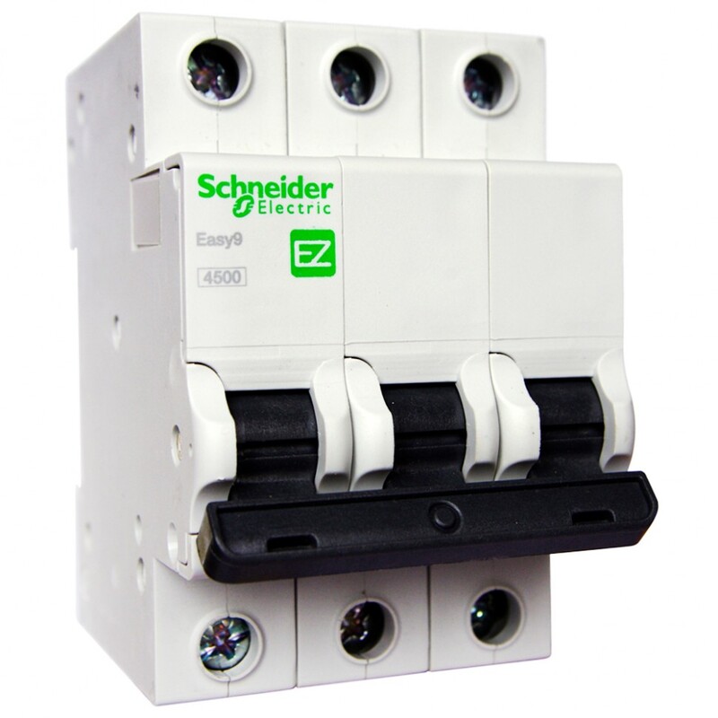 Характеристика и основные функции автоматического выключателя Schneider Electric 3p 25a